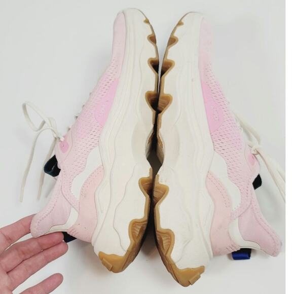 SOREL Kinetic Breakthru Day Lace Sneaker in Vintage Pink/Bleached Ceramic, sz 9 - Picture 13 of 16